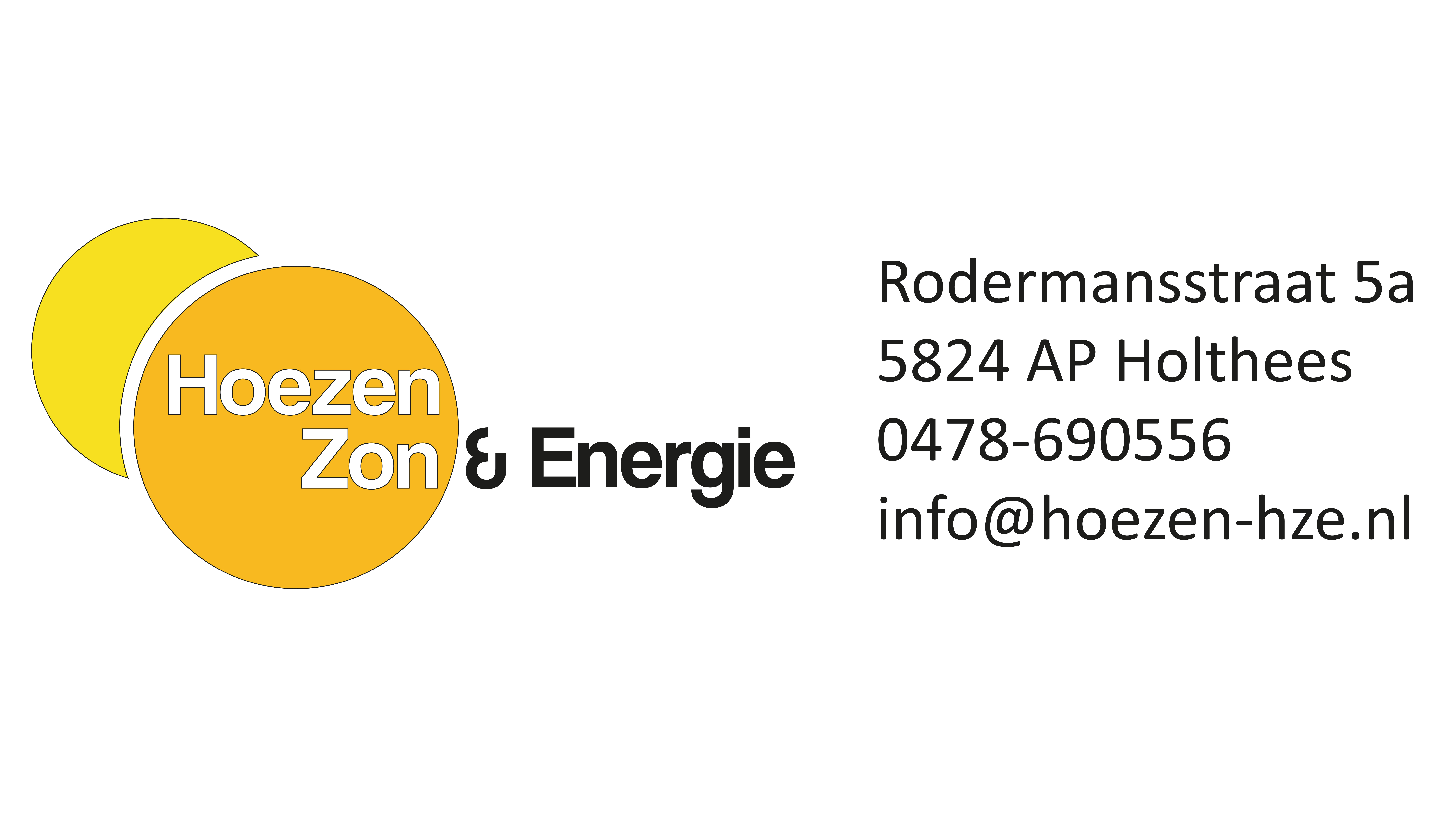 Hoezen Zon en Energie