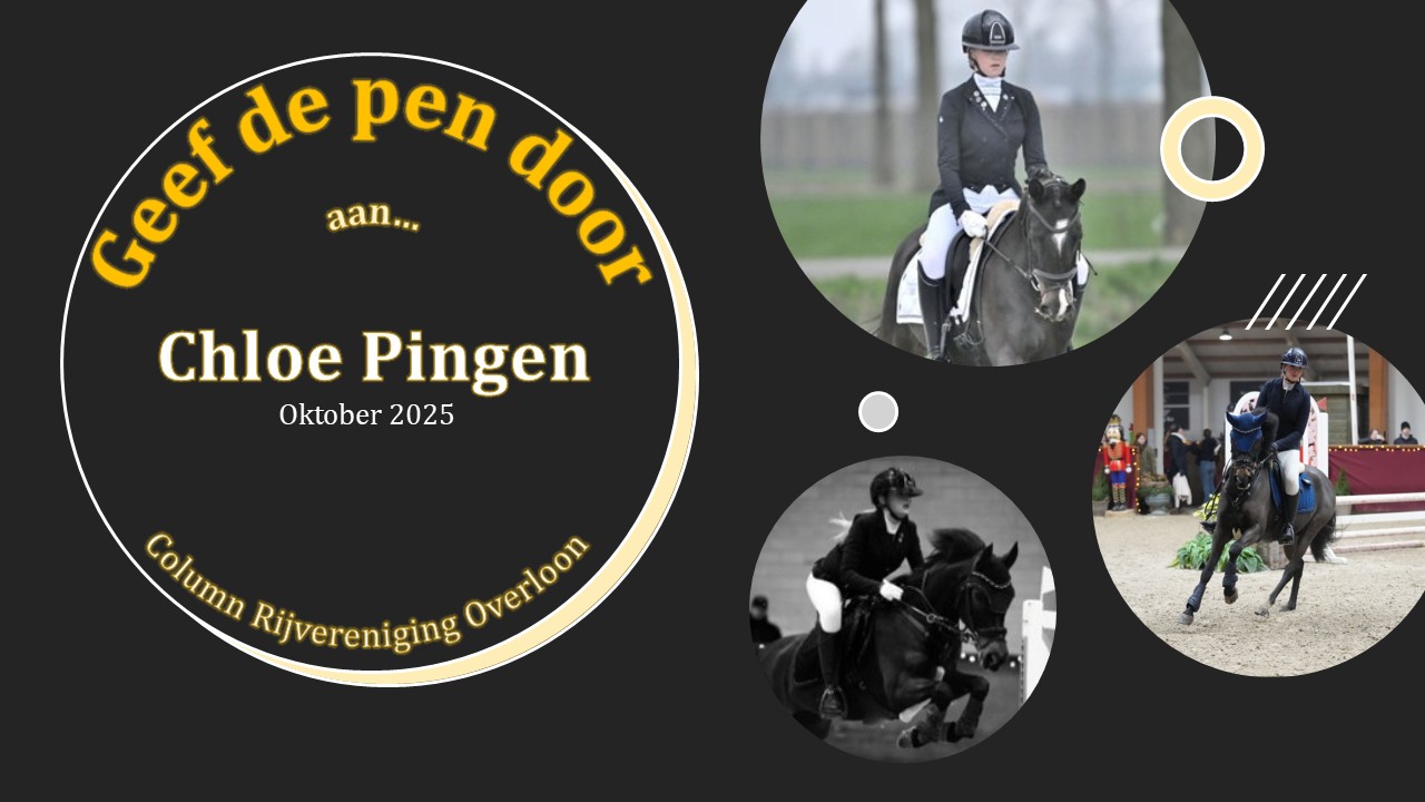 Geef de pen door aan Chloe Pingen