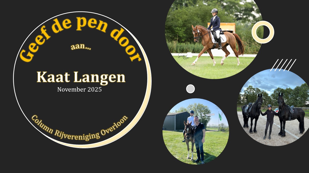 Geef de pen door aan Kaat Langen