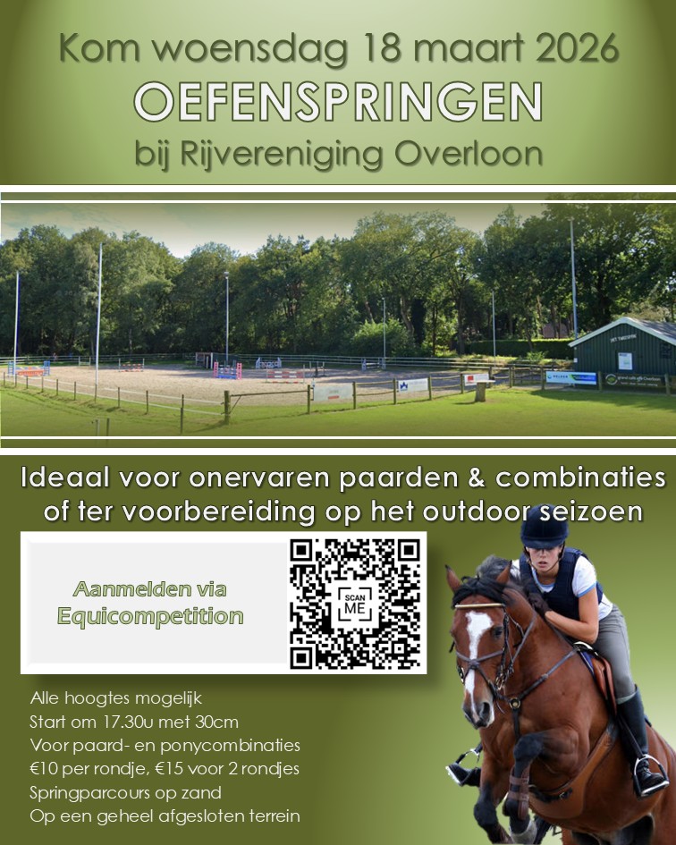 Oefenspringen 18 maart 2026
