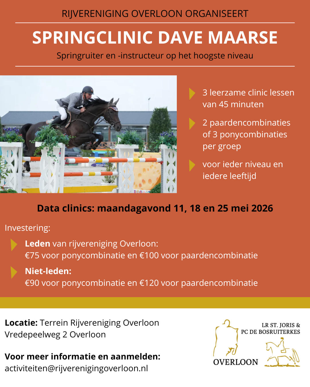 Spring clinic Dave Maarse